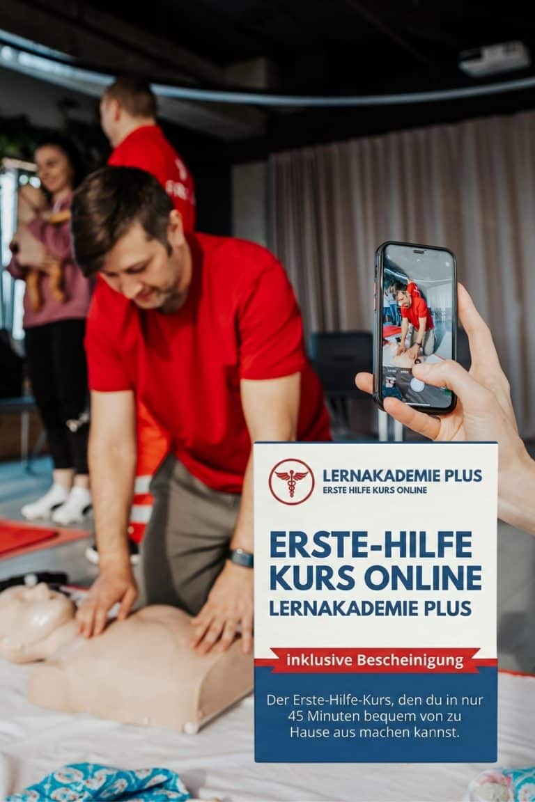 Erste Hilfe Kurs Online der Lernakademie Plus